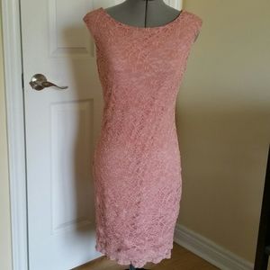 Le Chateau pink floral dress M